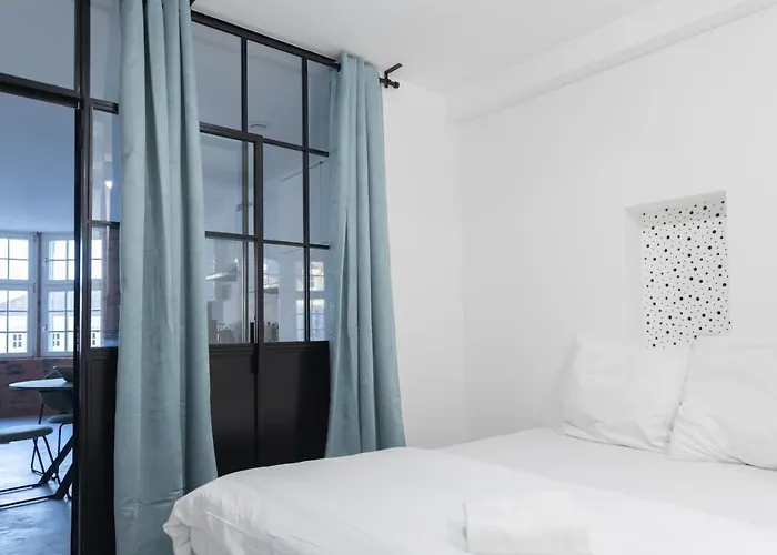 Grand Loft Industriel Avec Vue Cathedrale Centre